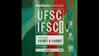 Como se inscrever no Vestibular Unificado UFSCIFSC 2023 [upl. by Htenek]