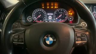 BMW 5 serie F10 hidden menu Check coolant temperature [upl. by Duer734]