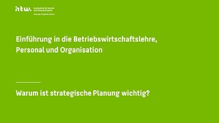 Warum ist strategische Planung wichtig [upl. by Arsi]