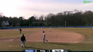 Trinity Baseball v Wheaton Highlights  32819 [upl. by Emaj]