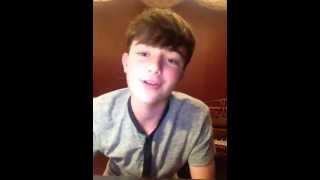 Greyson Chance new song snippet April 28 2013 [upl. by Nolat]