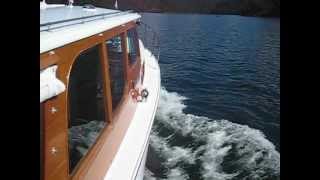 Halvorsen Cruiser on Hawkesbury River Sydney  Wooden Boats [upl. by Carberry]