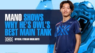 Mano Shows Why Hes Overwatch Leagues Best Main Tank [upl. by Lorolla851]