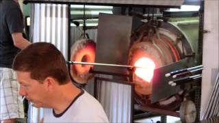 Hot Island Glass glassblowing in Makawao Maui [upl. by Elimay707]