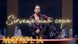 Romeo Santos Cover IA  Sírveme Una Copa Maykol IA [upl. by Qifahs]