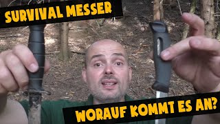 Survivalmesser Auswahl  Worauf kommt es an  Survival Messer [upl. by Palgrave517]