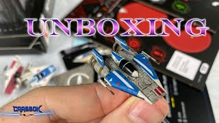 XWing  RZ1 AWing Unboxing and Comparison [upl. by Afinom]