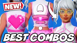 BEST COMBOS WITH NEW PRISMATIC CRYSTAL SKIN NEW STYLE  Fortnite [upl. by Dode]