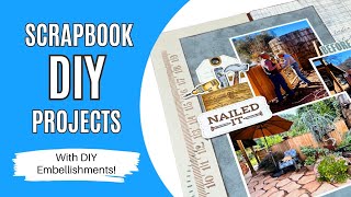 Scrapbook DIY Projects Layout Design Idea [upl. by Mayhs]