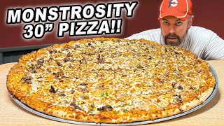 Andy’s 30Inch “Monstrosity” Pizza Challenge in Albertville MN Feeds 1015 Adults [upl. by Oicnaneb242]