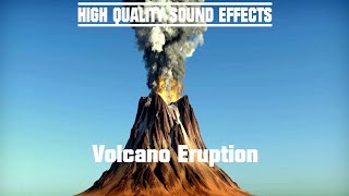 High Quality Sound Effects Volcano Eruption [upl. by Halilahk]