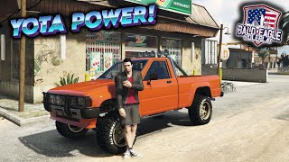 CAN MY SMALL TOYOTA TRUCK PULL A GAINT RV OFFROAD RECOVERY TIME  GTA 5 RP [upl. by Iorio]