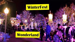 Canadas Wonderland WINTERFEST  CHRISTMAS Lights  Mesmerizing lights [upl. by Ailekahs364]