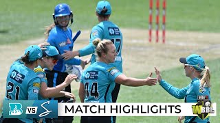 Heat edge Strikers despite Brown hattrick  WBBL07 [upl. by Stillmann]