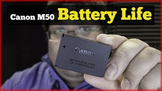 Canon M50 Battery Life [upl. by Meill]