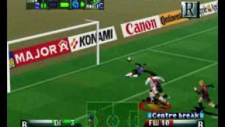 International SuperStar Soccer 98 World league level 5 goals amp tricks n64 [upl. by Nette]