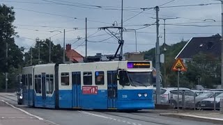 Spårvagnar i Göteborg samt färjor i södra skärgården Fredagen den 18e Augusti 2023 [upl. by Bacon862]