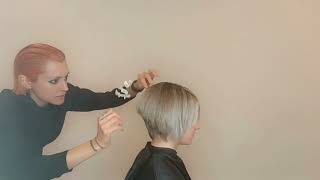 Tutorial  Inverted BOB  Taglio capelli corti 2024 [upl. by Auberta]