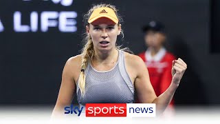 Caroline Wozniacki Former world No 1 announces tennis return three years after retirement [upl. by Stockmon]