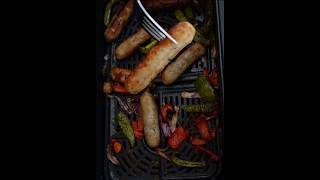 Air Fryer Sausages amp Peppers shorts [upl. by Dorine]