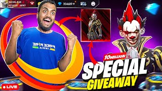 12M Special Giveaway Custom Live Reaction  Garena Free Fire India Live [upl. by Jori462]