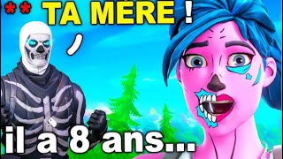 J’AI RENCONTRÉ L’ENFANT LE PLUS TOXIQUE DE FORTNITE 😡 8 ans [upl. by Cristionna399]