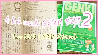 GENKI book 2 Review Third2020 EditionGenki Textbook and WorkbookJapanese study for beginner [upl. by Yerak]