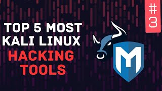 Top 5 most used kali Linux hacking tools Exploitation tools [upl. by Hebe]