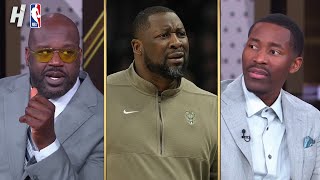 NBA on TNT crew reacts to Bucks Firing HC Adrian Griffin [upl. by Scarito]