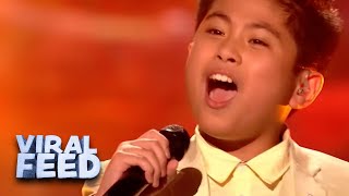 Peter Rosalita Is Only 11 YEARS OLD But Listen To THAT VOICE  VIRAL FEED [upl. by Anirhtak]