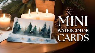 The SECRET to Stunning Watercolor Cards This Christmas [upl. by Llerud]