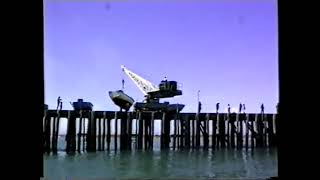 Lifting a Couta Boat on to the Pier ex Brian Long Video [upl. by Ryon]