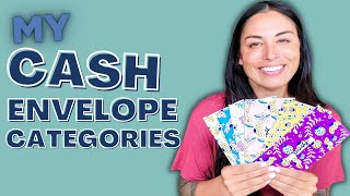 MY CASH ENVELOPE CATEGORIES  Budget Tips  Cash Envelope Method [upl. by Ynnod]