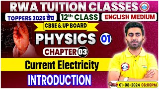 Class 12 Physics Chapter 3  Current Electricity By Manish Sir [upl. by Tirma]