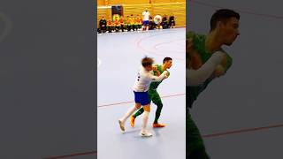 The Bizarre Crouching Tiger Futsal Incident ☠️🙈 futsal rivarly redcard sportmanship shorts [upl. by Idnahr]