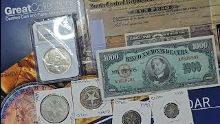 Cuban Cuba Notes and Silver Coins [upl. by Serolod]