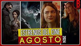 ESTRENOS del CINE AGOSTO 2024  Películas que se Estrenan en Agosto 2024 [upl. by Galina]