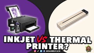 Inkjet Vs Thermal Tattoo Printers [upl. by Ylrad]