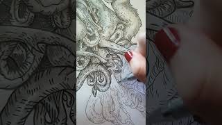 Just working on my art binging ‎ViaCrow videos ♥️ trending art shortsvideo drawing fyp [upl. by Astiram]