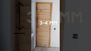 Pine Wood Flush Door  Pine Wood Door कैसे बनाए जाते है  pinewooddoor pinewwod civildimensions [upl. by Yelrahc]