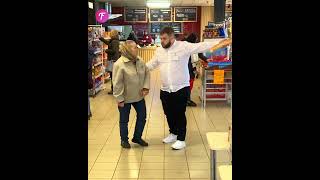 Supermarket customers reactions to social experiment shorts [upl. by Eelatan]