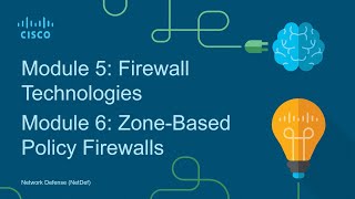 Network Defense Module 5 Firewall Technologies Module 6 ZoneBased Policy Firewalls [upl. by Bast]