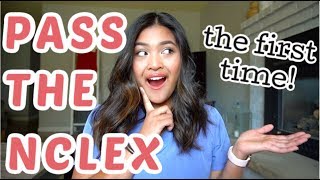 HOW I PASS THE NCLEX THE FIRST TIME MY 3 TIPS  NCSBN KAPLAN SAUNDERS [upl. by Concha510]