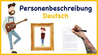 Personenbeschreibung  kurz amp knackig  Deutsch [upl. by Morette]