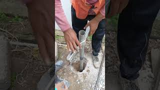 Earthing pipe connecting part 4 🌍😯 [upl. by Adnohsek]