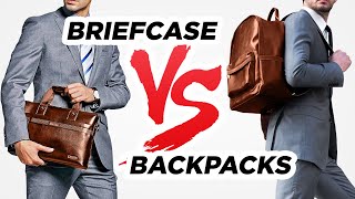 Briefcase VS Backpack Which Bag Style Wins [upl. by Heymann]