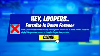 Fortnite Is Shutting Down [upl. by Kemble855]