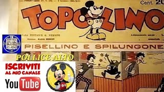 Fumetti restaurati della mia collezione Topolino giornale nerbini e mondadori 1935 originali [upl. by Ennahteb]