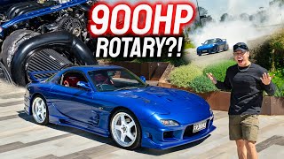 What It’s Like To Drive A 900HP Big Turbo Rotary Mazda FD RX7 Bridgeport [upl. by Yarased]