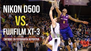 Nikon D500 VS Fujifilm XT3 comparando el enfoque en fotografía deportiva [upl. by Bambi]